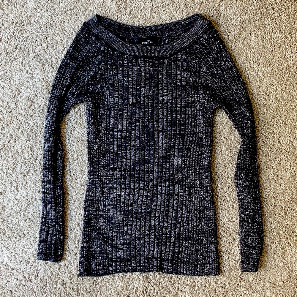 Sparkle Knit Sweater Rue21